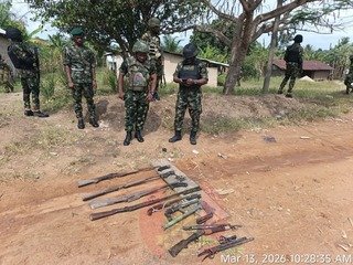 Troops neutralise five armed criminals, destroy illegal&hellip;