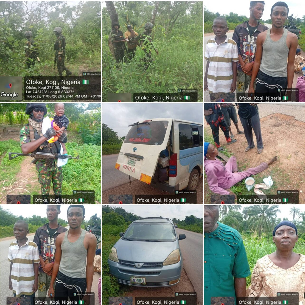 Troops Rescue Nine Kidnap Victims After Gun Battle…