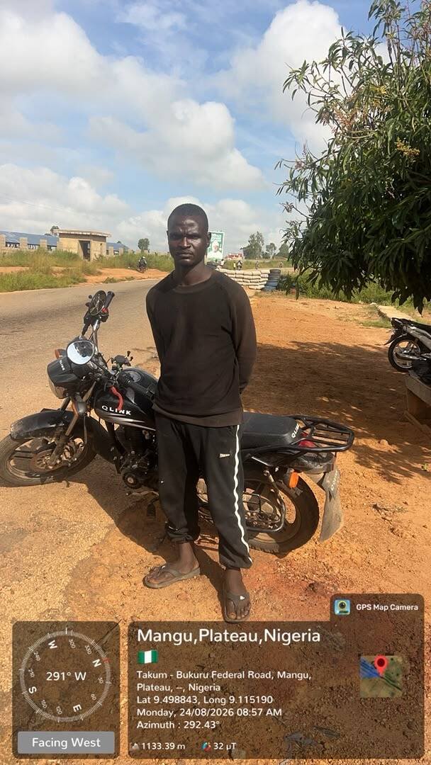 Troops Arrest Motorcycle Thief, Recover Stolen Motorcycle…