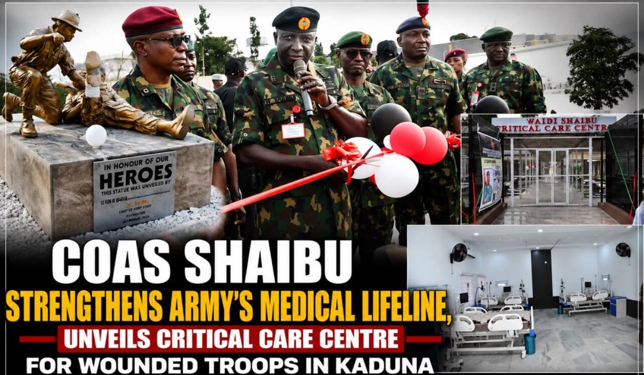 COAS Commissions critical care centre,strengthen combat…