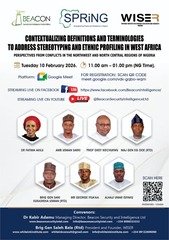 Stakeholders seek end to ethnic profiling in security&hellip;