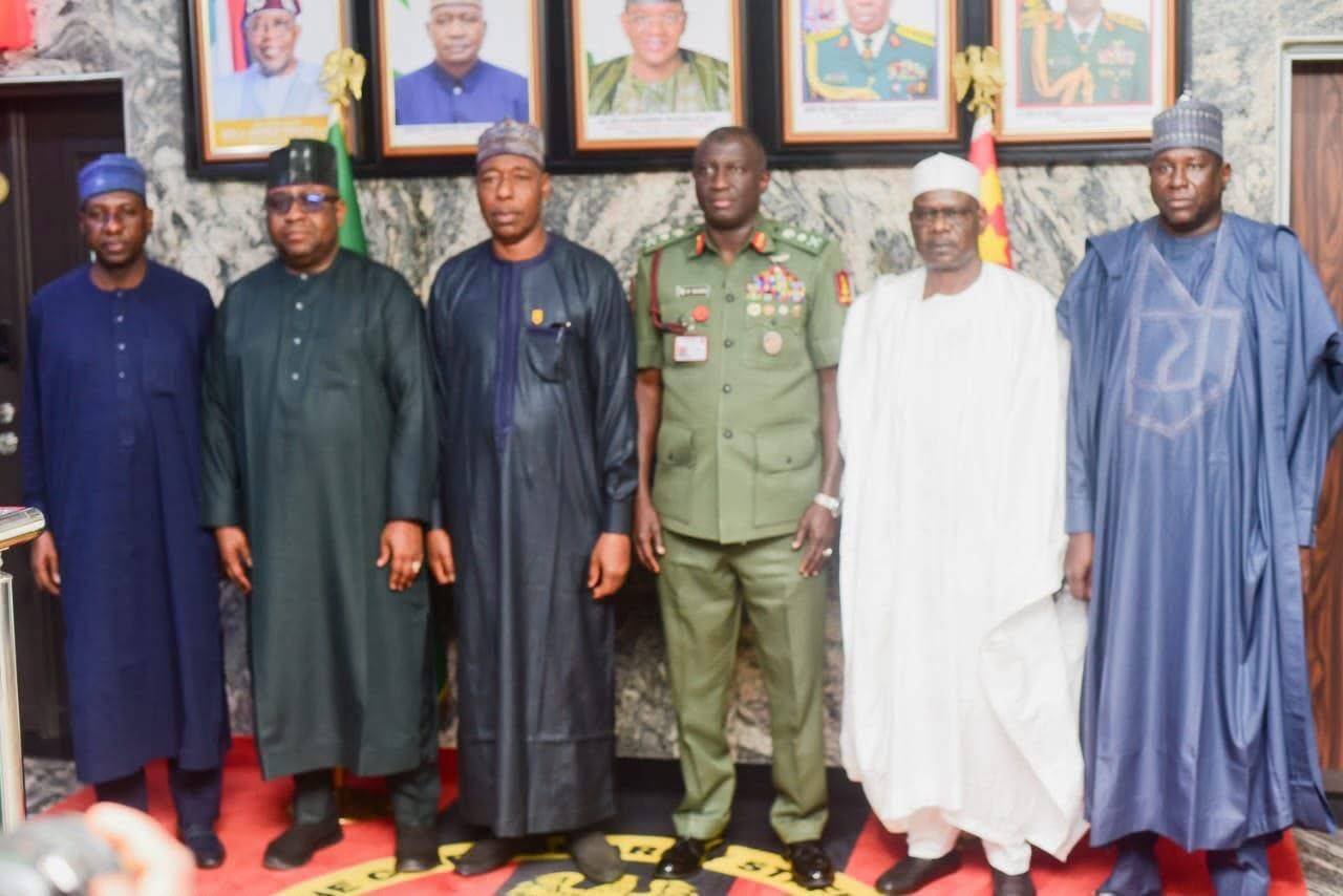 Zulum meets Army Chief Shaibu in Abuja over security,…