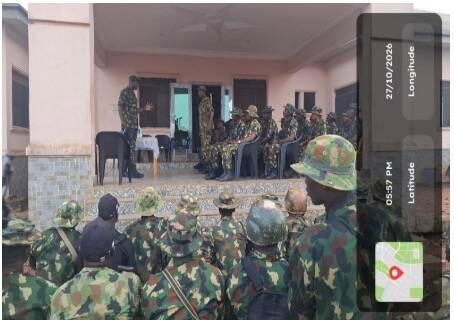 Army Brigade Commander Visits Forward Operating Base…