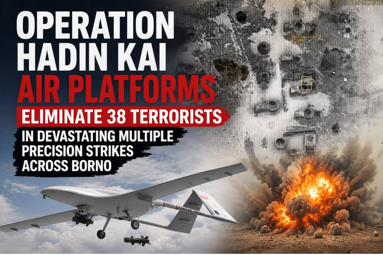 Operation HADIN KAI Air Platforms Eliminate 38 Terrorists…