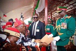 COAS honored with traditional title in Ebonyi, as he&hellip;