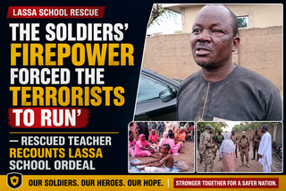 The Soldiers’ Firepower Forced the Terrorists to Run’ — Rescued Teacher&hellip;