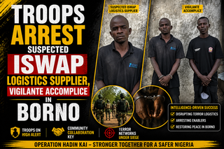 Troops Arrest Suspected ISWAP Logistics Supplier, Vigilante&hellip;