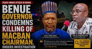 Benue governor condemns killing of MACBAN chairman,&hellip;