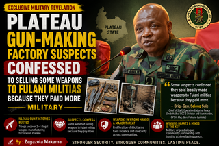 Plateau Gun-Making Factory Suspects Confessed to Selling&hellip;