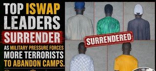 Top ISWAP Leaders Surrender as Military Pressure Forces&hellip;