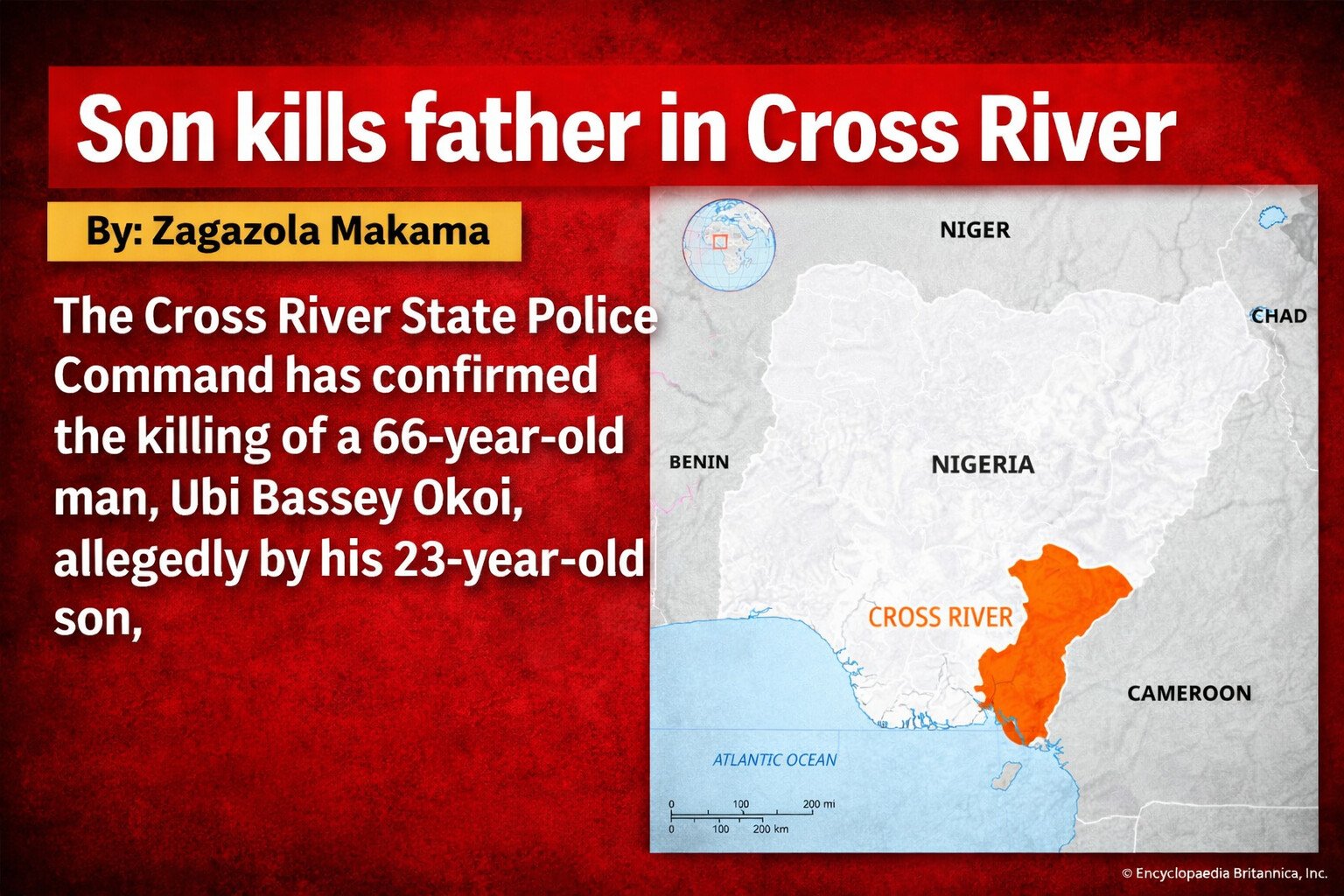 Son kills father in Cross River