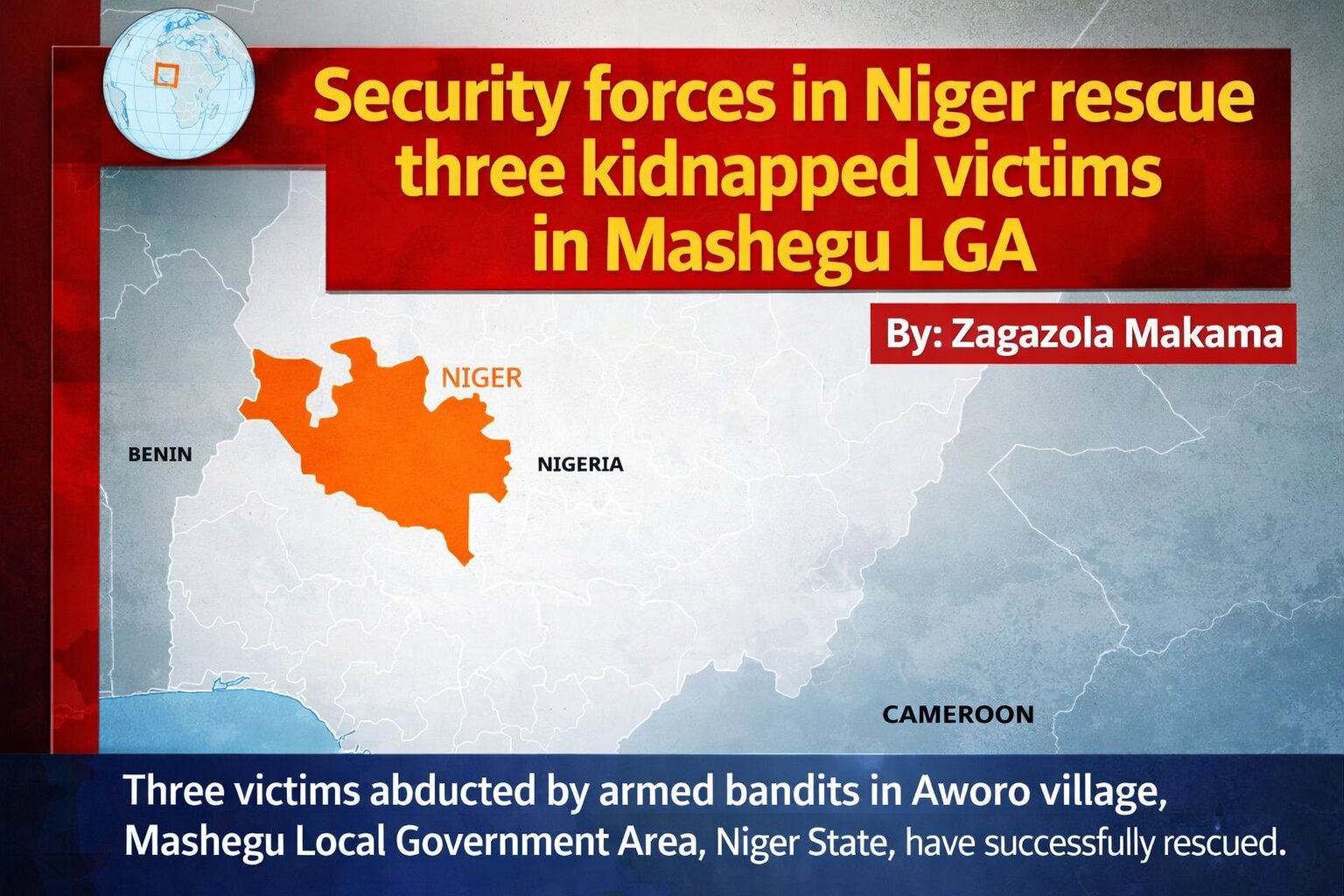 Security forces in Niger rescue three&hellip;