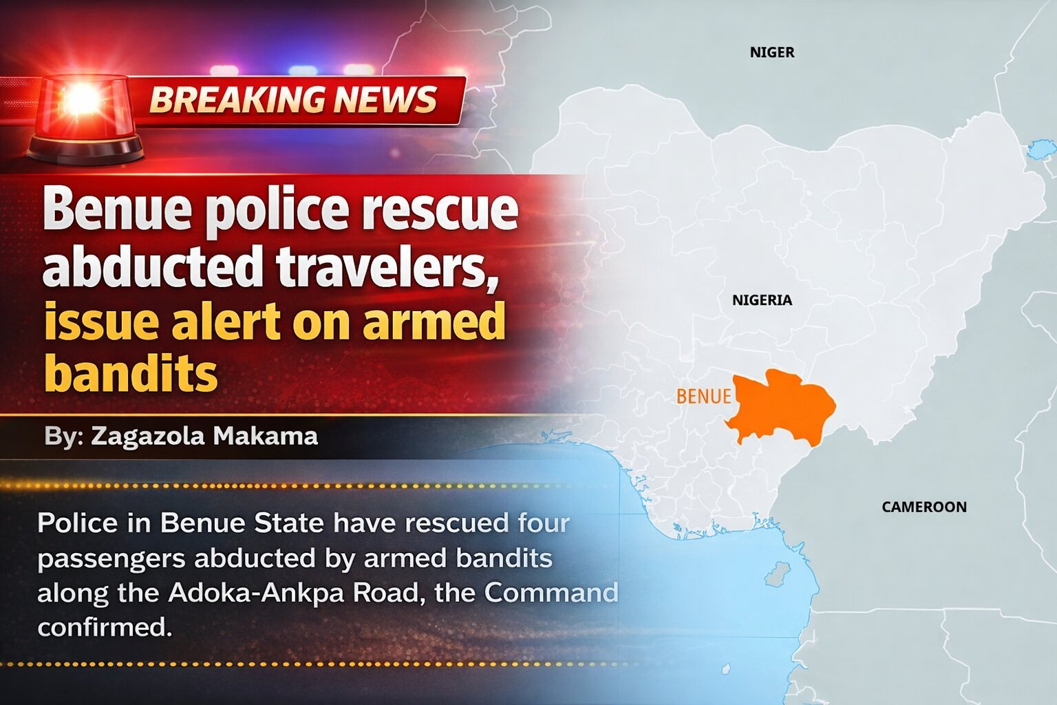 Benue police rescue abducted travelers, issue alert&hellip;