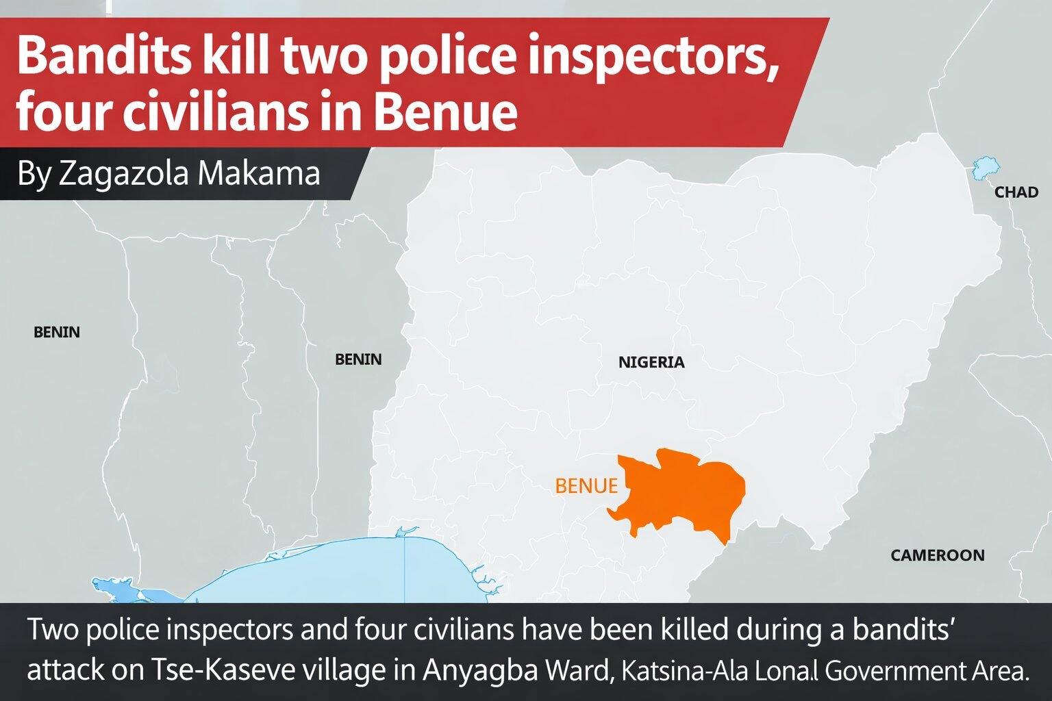 Bandits kill two police inspectors, four civilians&hellip;