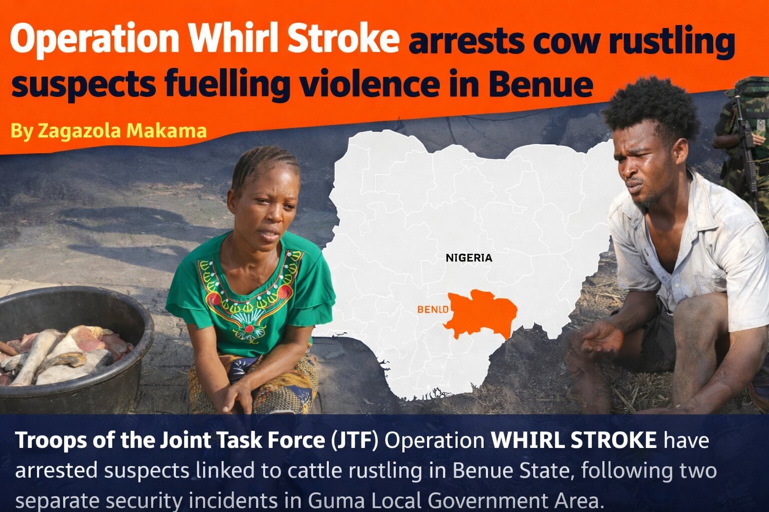 Operation Whirl Stroke arrests cow rustling…