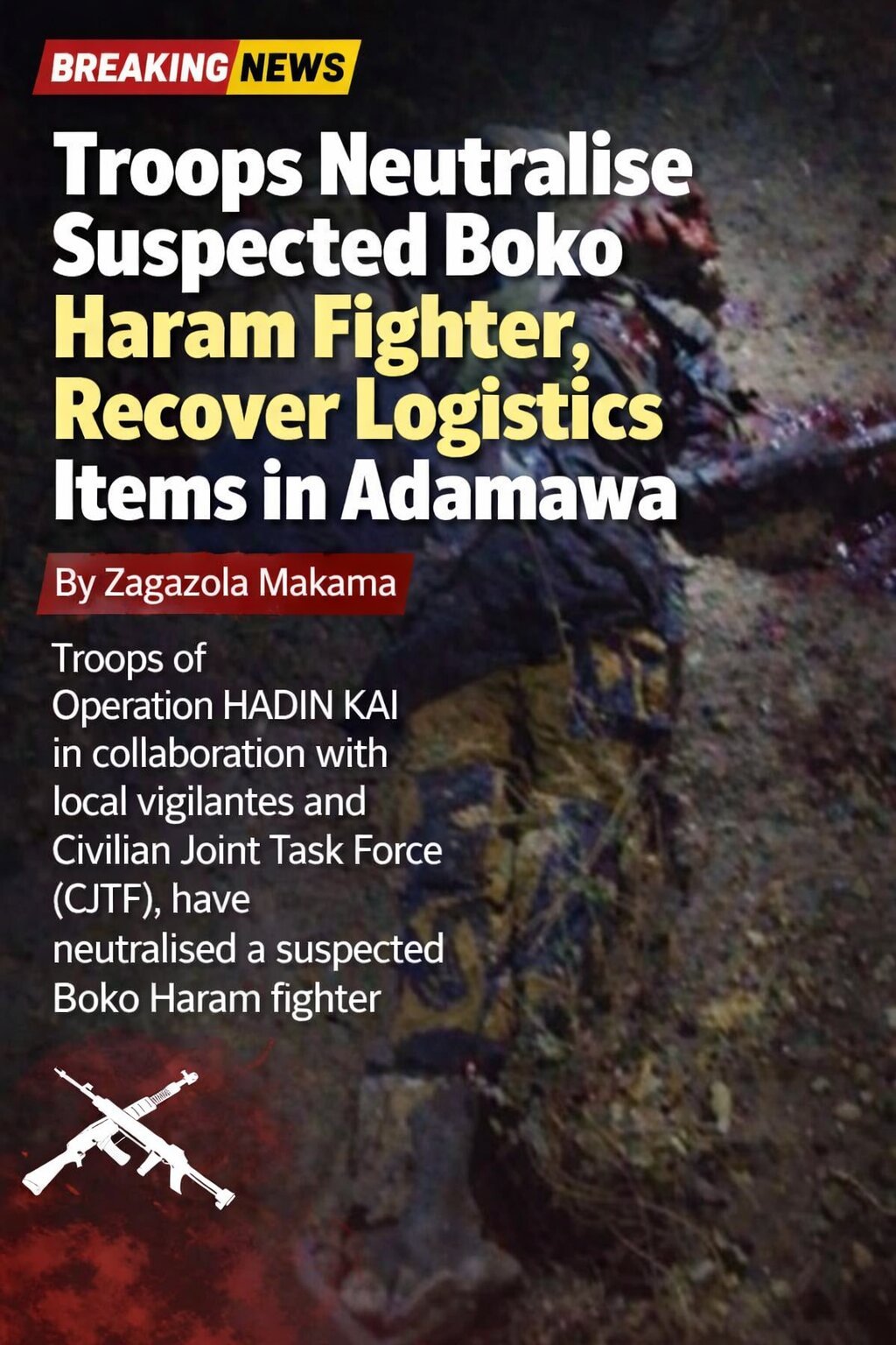 Troops Neutralise Suspected Boko Haram Fighter, Recover…