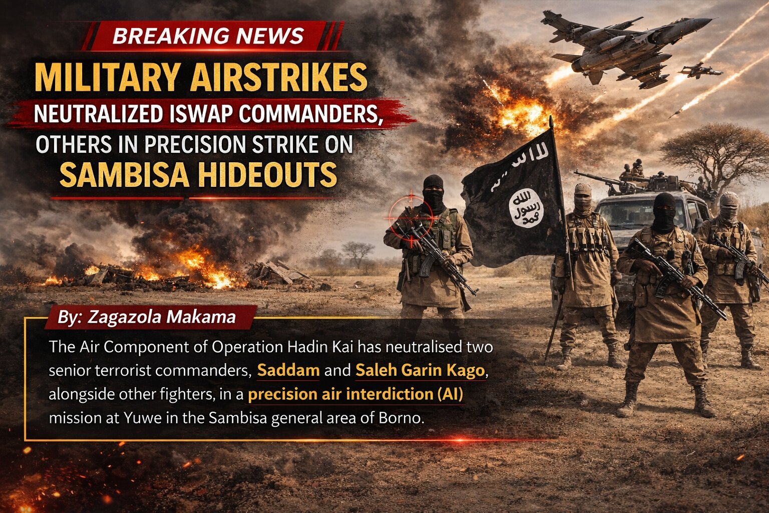 Military Airstrikes neutralized ISWAP…