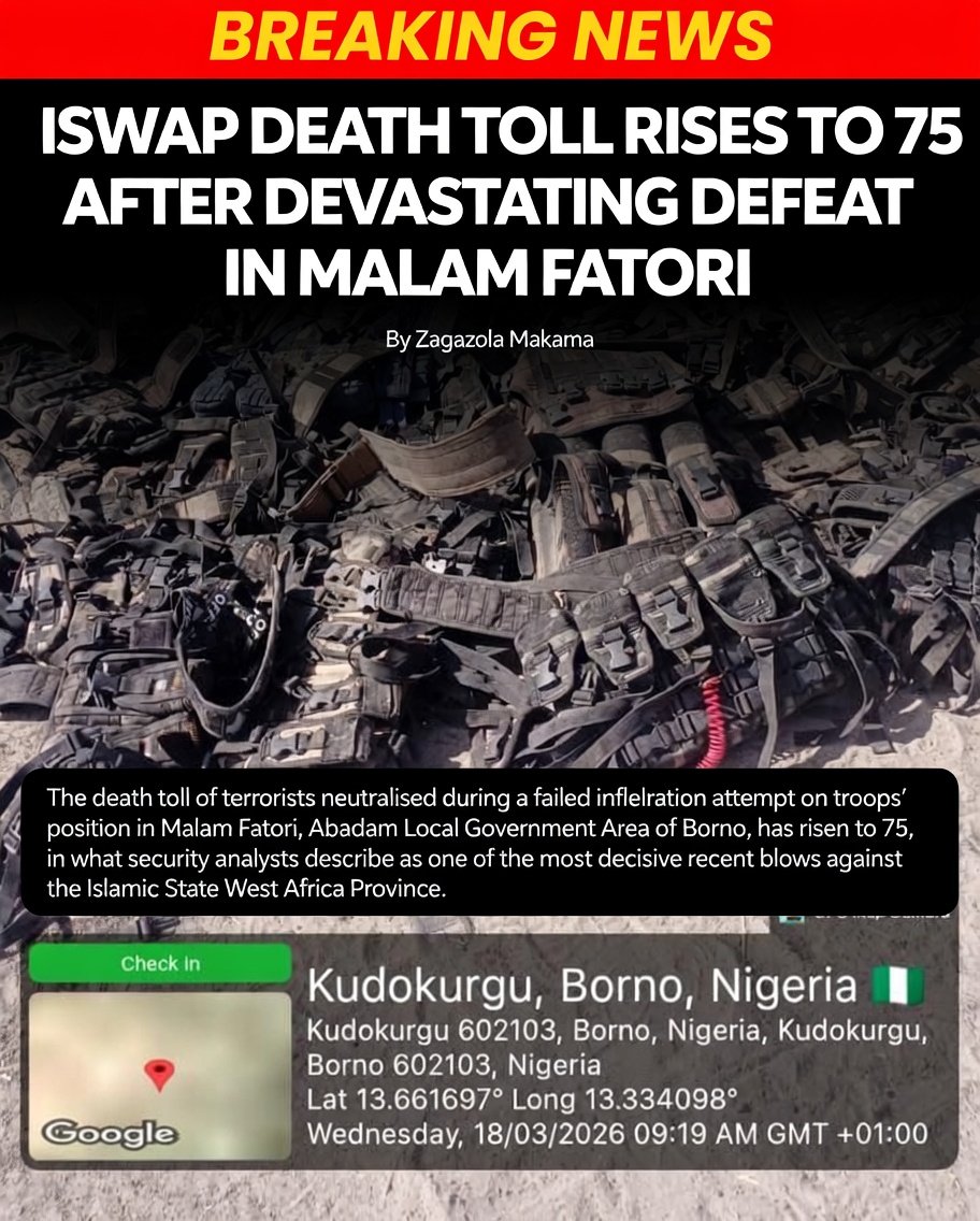 ISWAP death toll rises to 75 after devastating defeat&hellip;