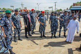 IGP Visits Maiduguri Bombing Sites, Assesses&hellip;